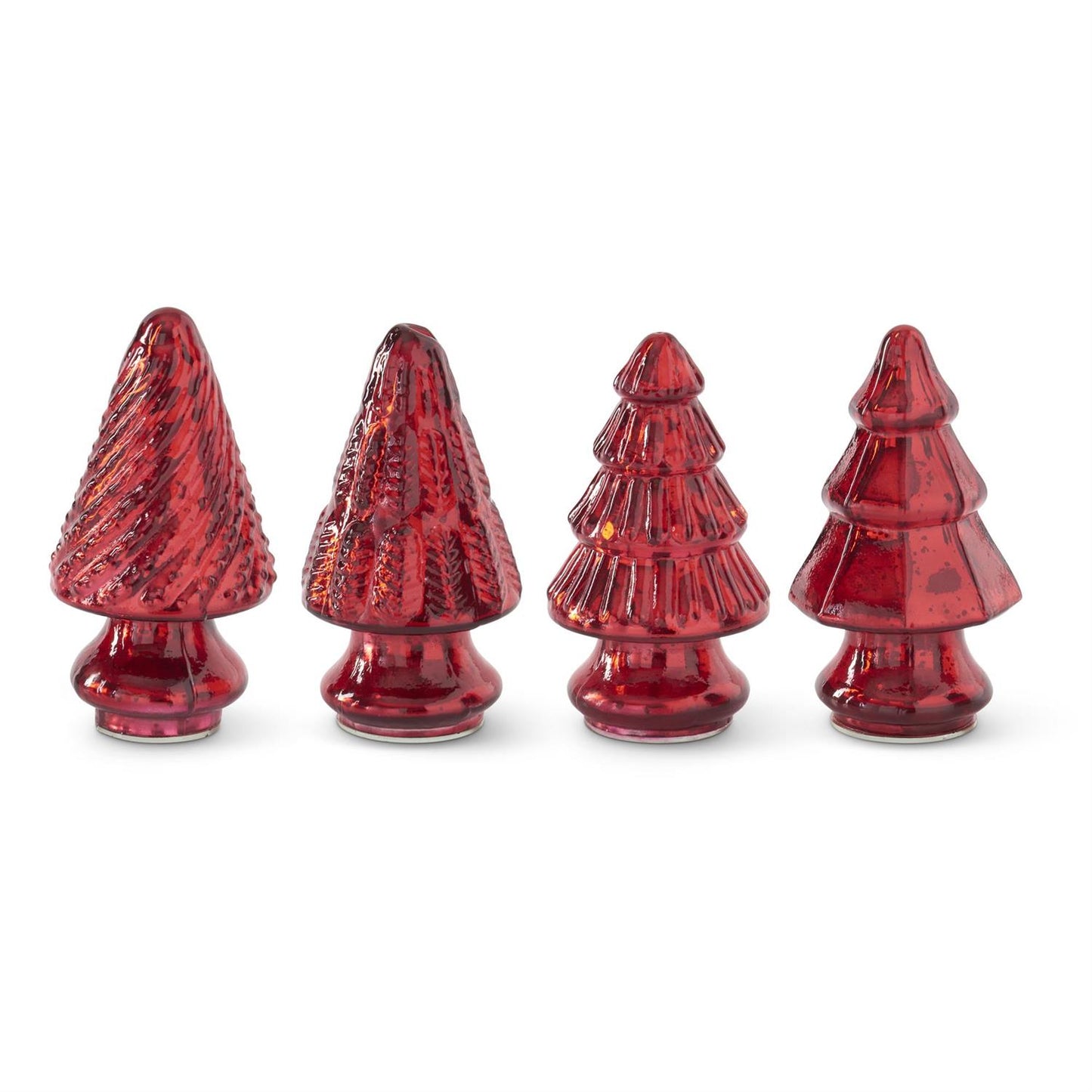 5.25" Mini Red Mercury Glass Christmas Ornament – Classic Holiday Decor