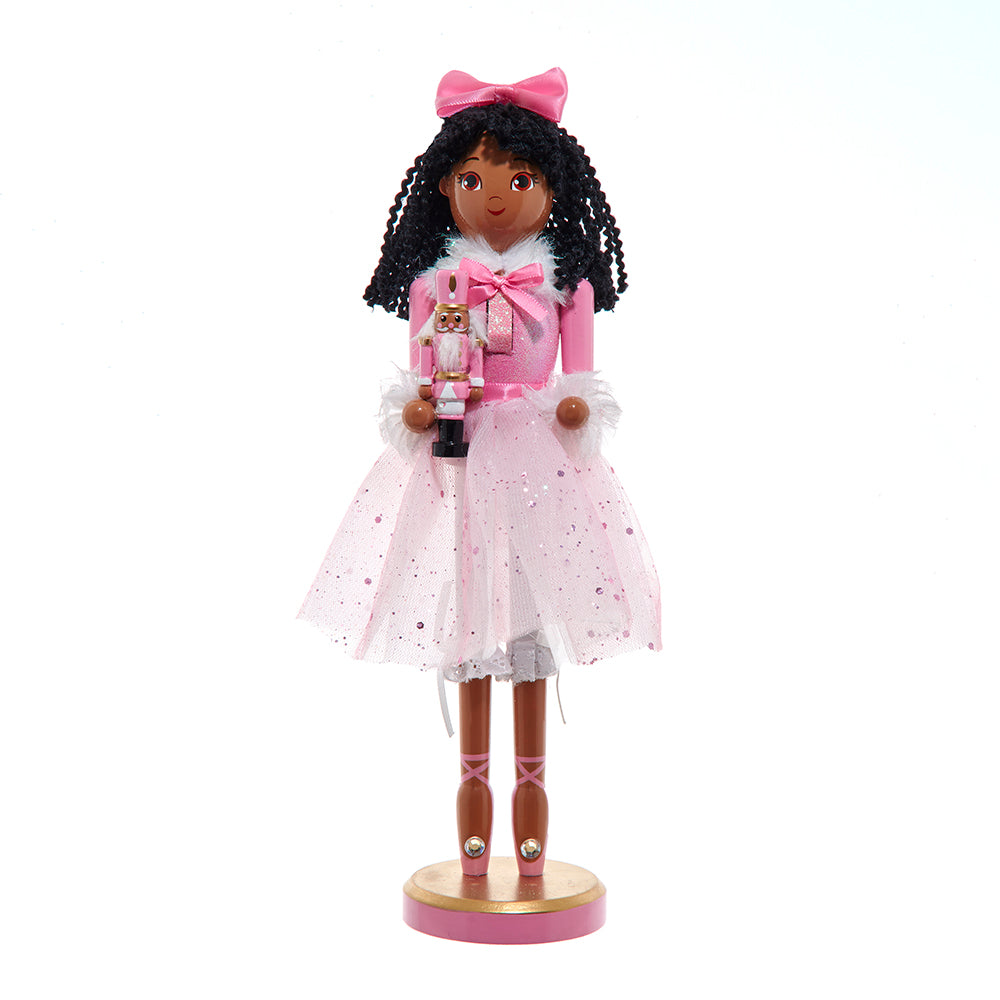 12" African American Clara Nutcracker - Elegant Christmas Decoration