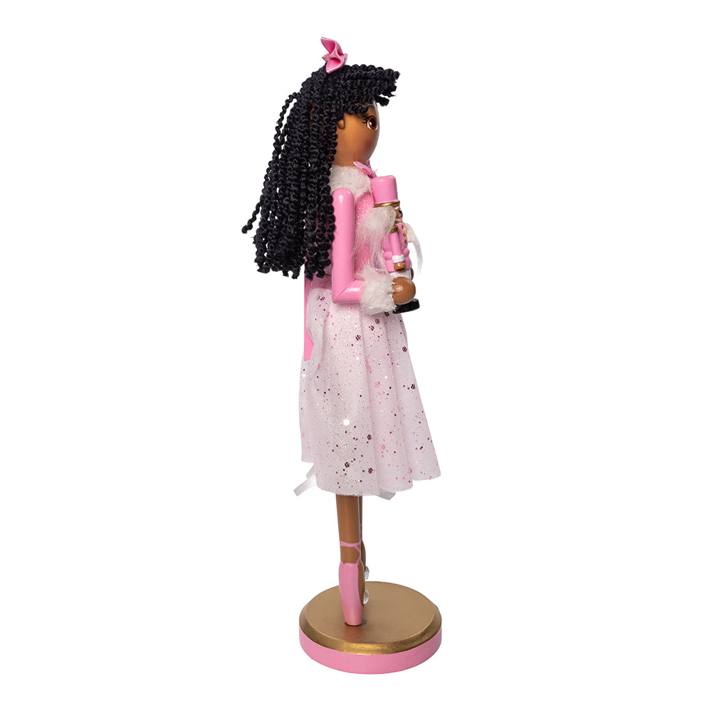 12" African American Clara Nutcracker - Elegant Christmas Decoration