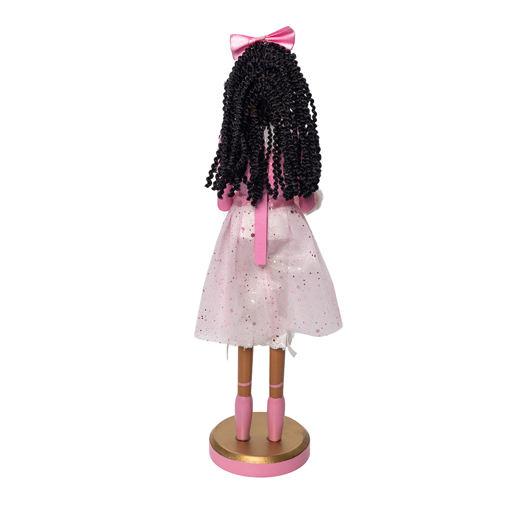 12" African American Clara Nutcracker - Elegant Christmas Decoration