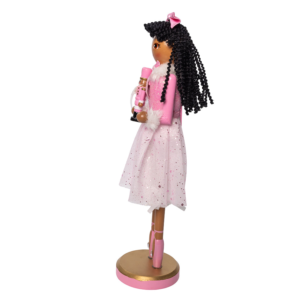 12" African American Clara Nutcracker - Elegant Christmas Decoration