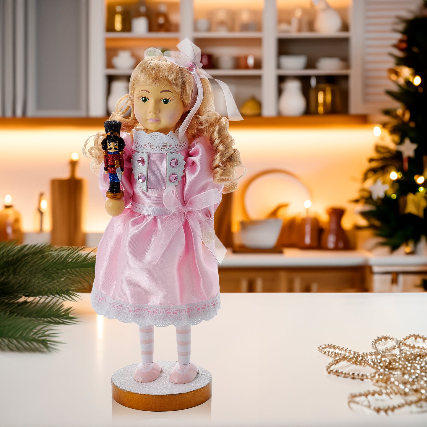 12" Hollywood Nutcrackers™ Clara Nutcracker – Elegant Christmas Figure