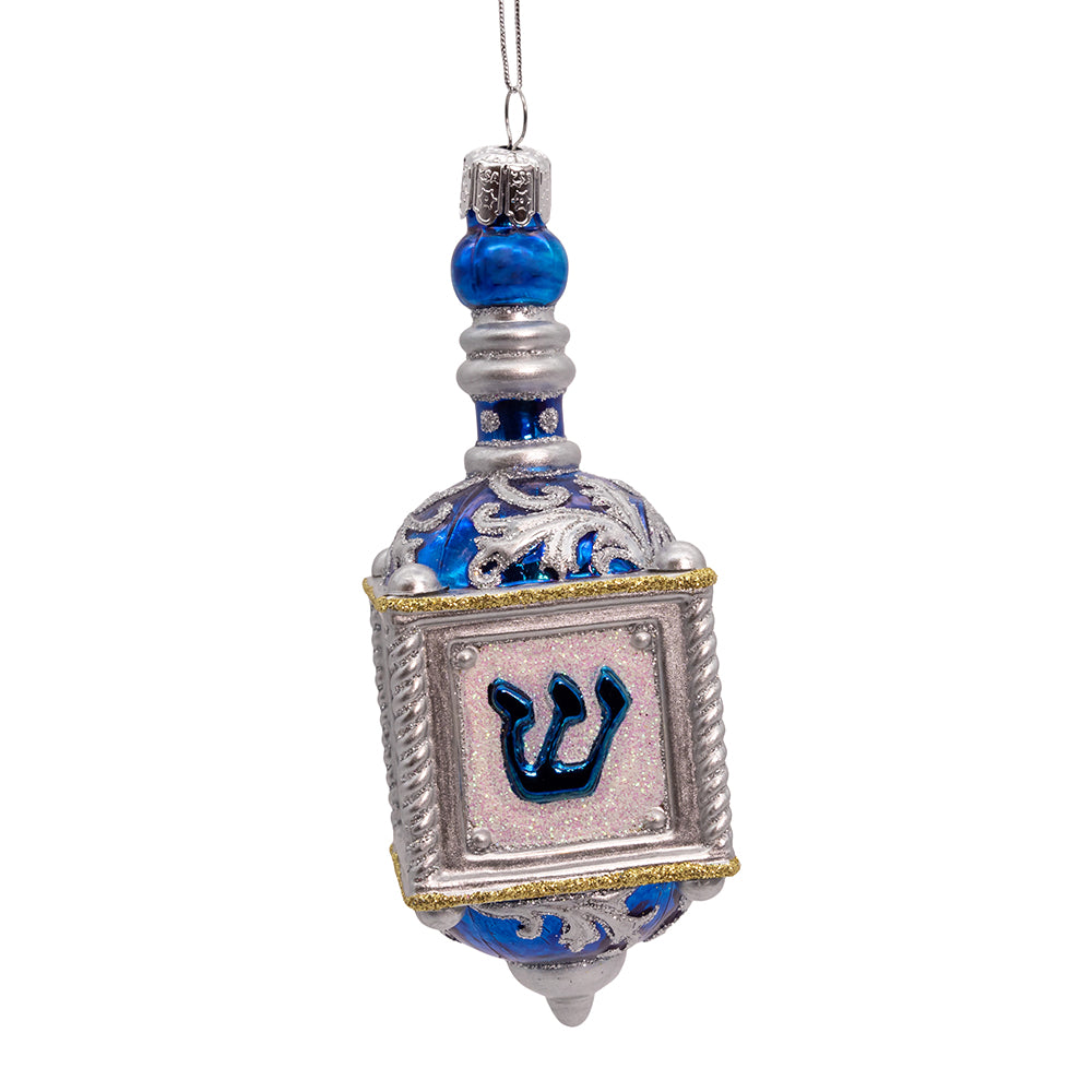 5” Noble Gems™ Dreidel Ornament Elegant Hanukkah Decoration