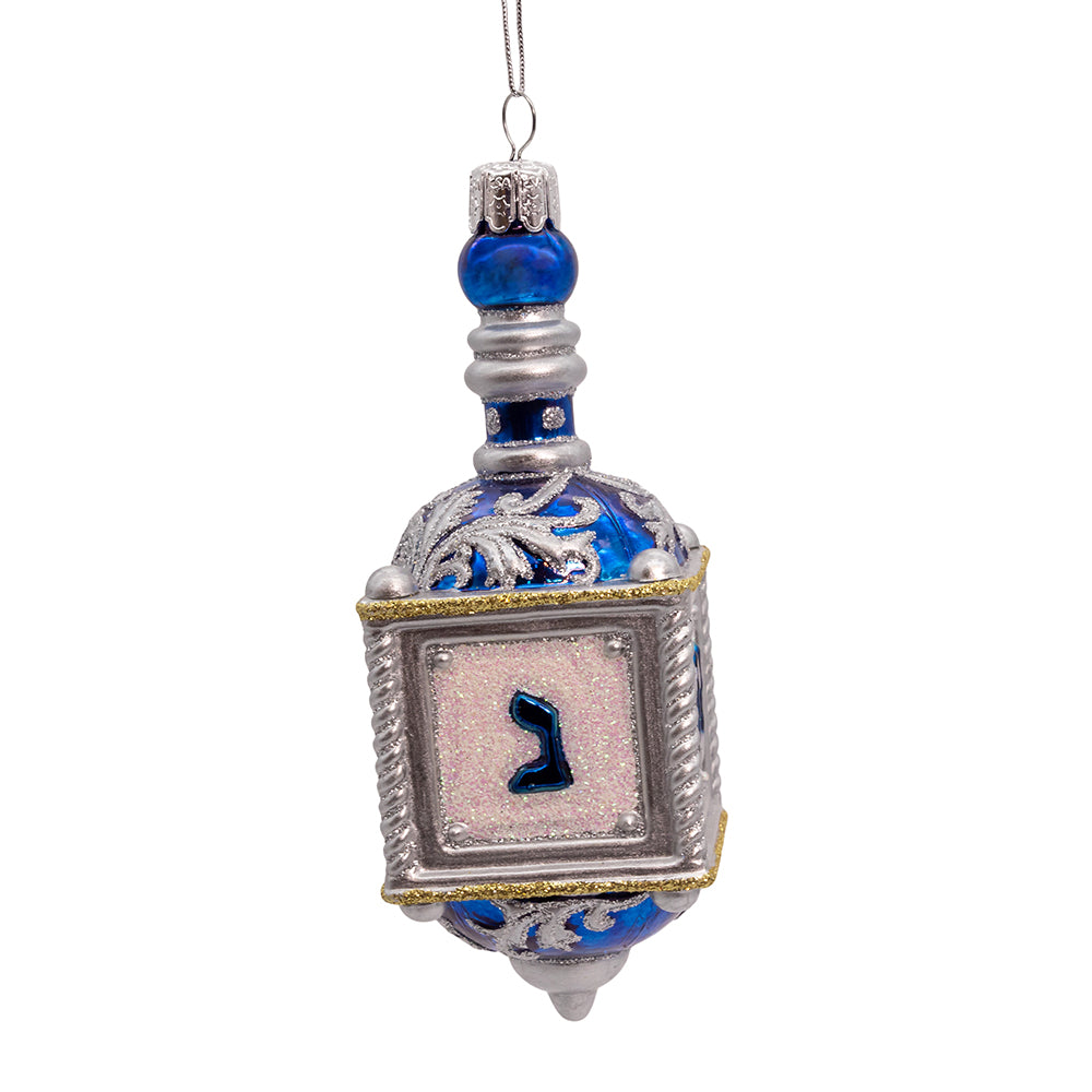 5” Noble Gems™ Dreidel Ornament Elegant Hanukkah Decoration