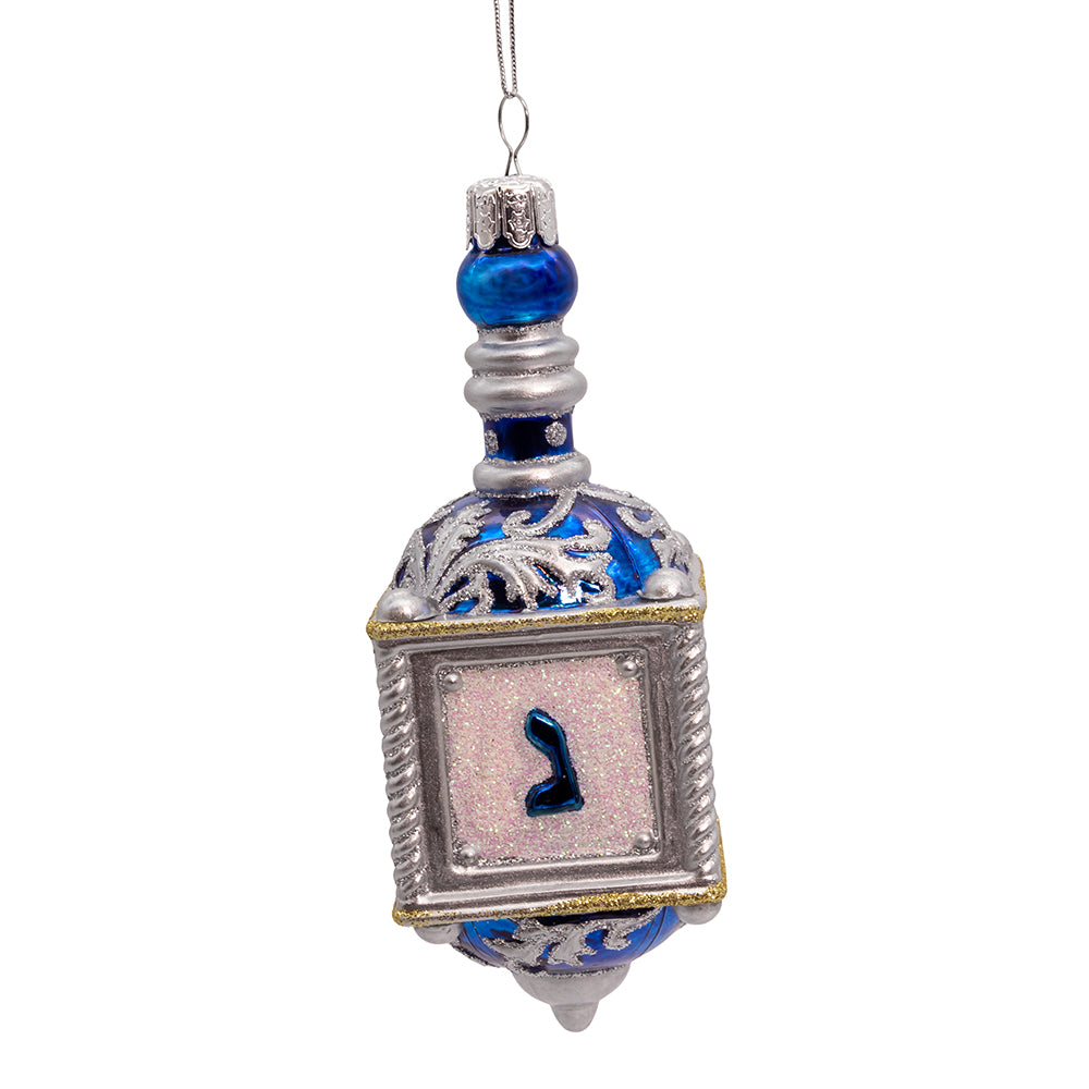 5” Noble Gems™ Dreidel Ornament Elegant Hanukkah Decoration