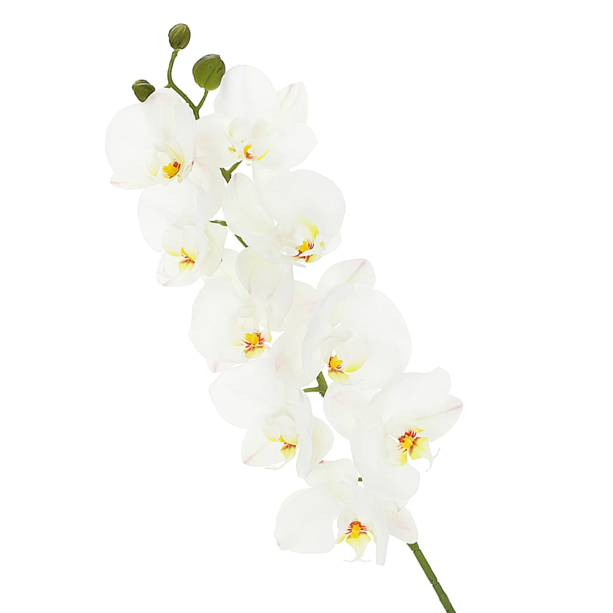 29.5" - White Orchid Artificial Flower Stem