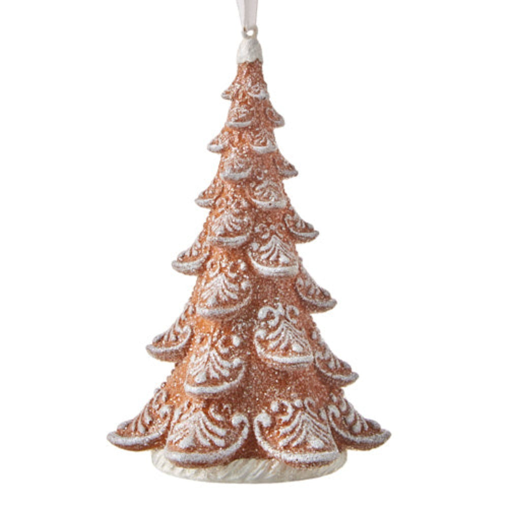 5.25" Gingerbread Tree Ornament – Whimsical Christmas Tree Decoration