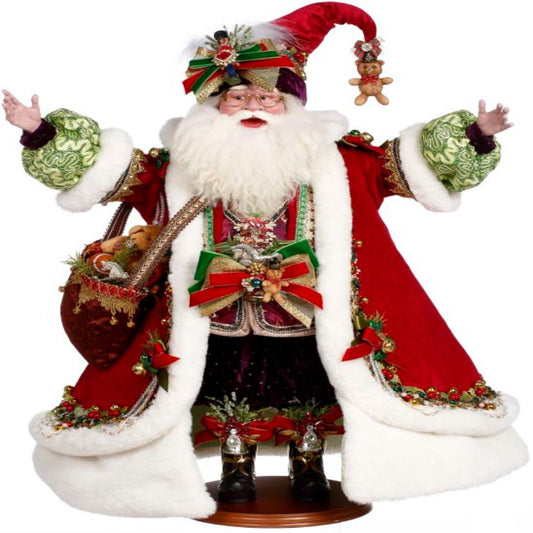 25" Kris Kringle Santa – Traditional Christmas Decoration