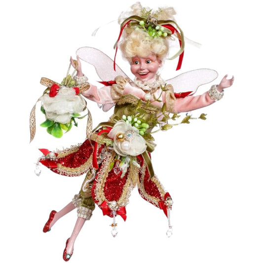 Christmas Mistletoe Fairy- 10 Inches