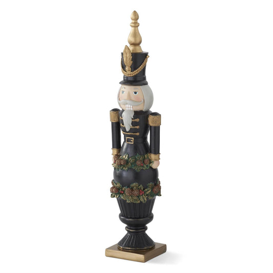 18.5-Inch Nutcracker Soldier in Urn – Festive Christmas Decoration