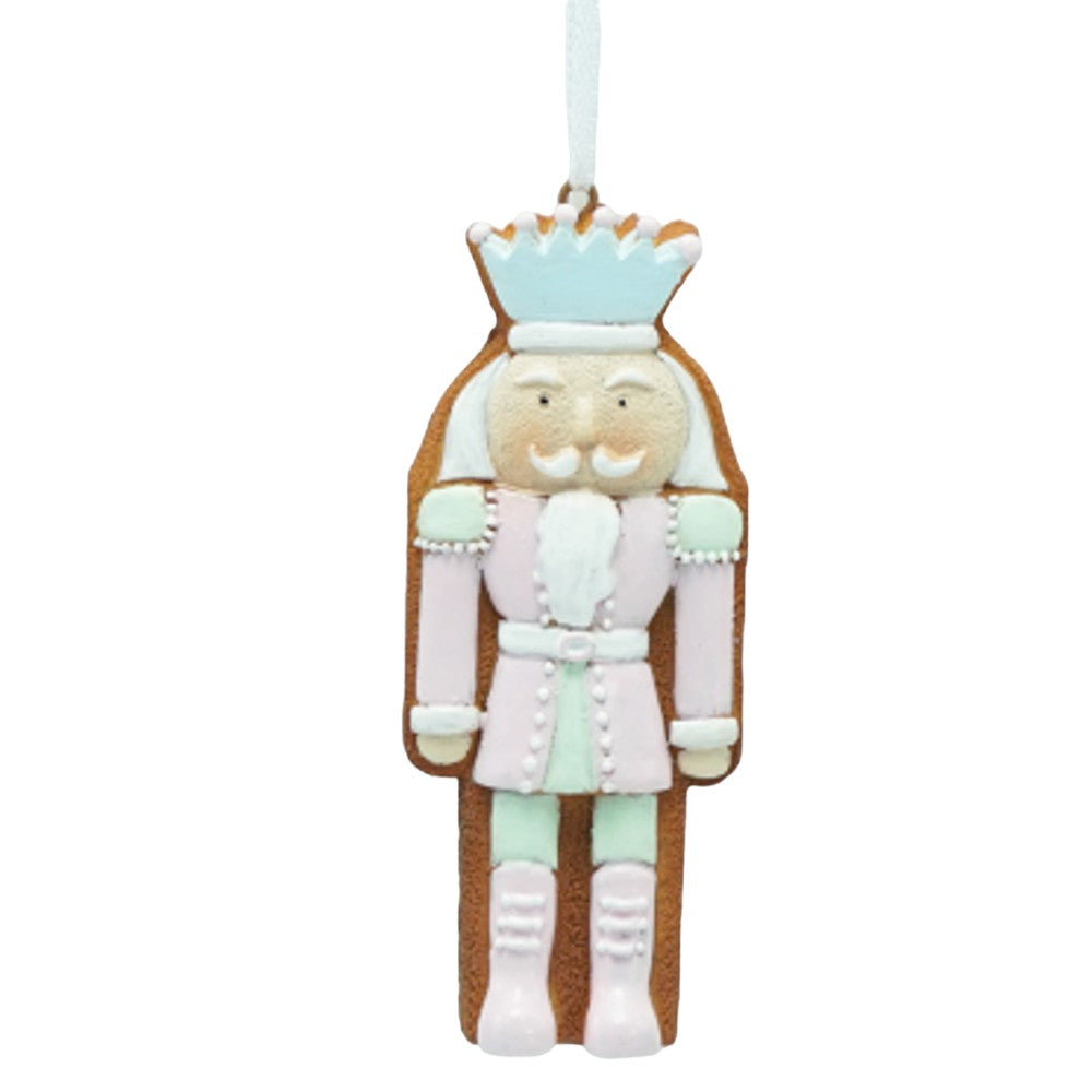 4" Pastel Nutcracker-Royal Guard Gingerbread Ornament – Candyland Christmas Cookie Décor