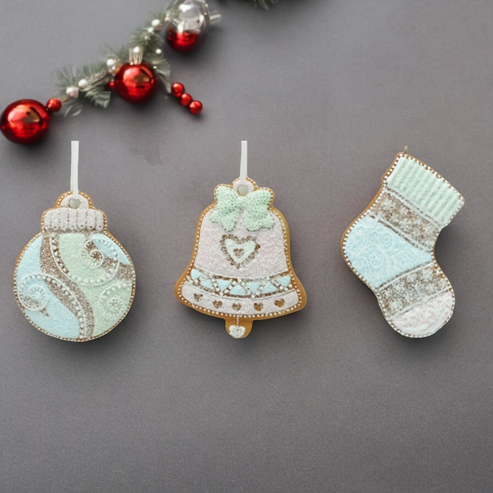 4" Pastel Gingerbread Ornament – Charming Christmas Tree Decoration