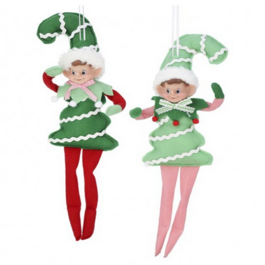 11" Holiday Sweets Elf – Festive Christmas Decoration