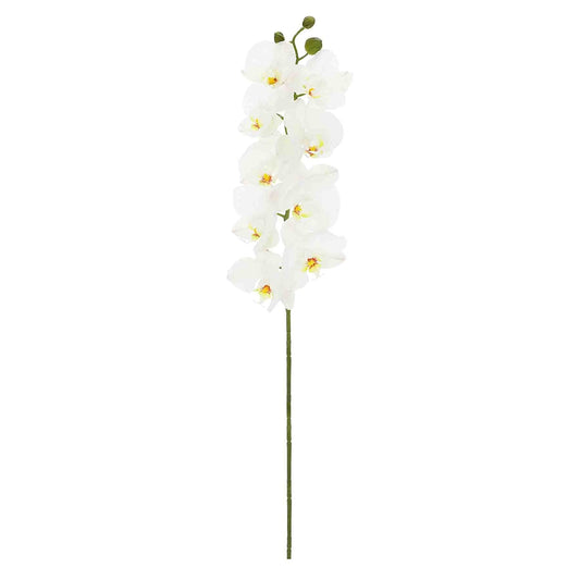 29.5" - White Orchid Artificial Flower Stem