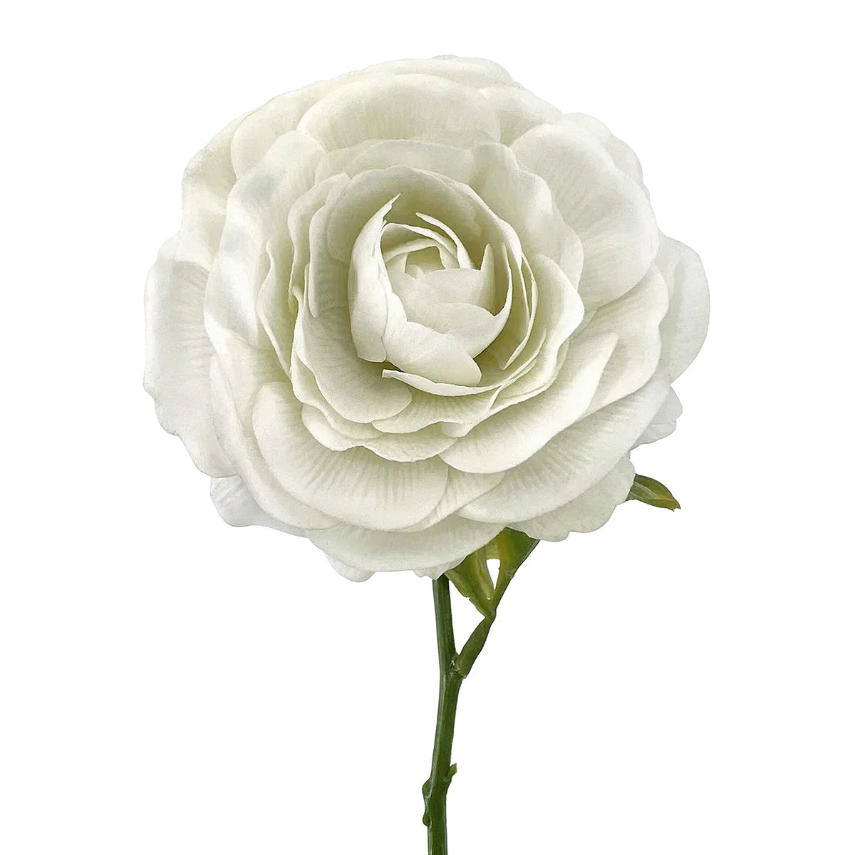 12" Real Feel Willow Crossley Cream Ranunculus Pick